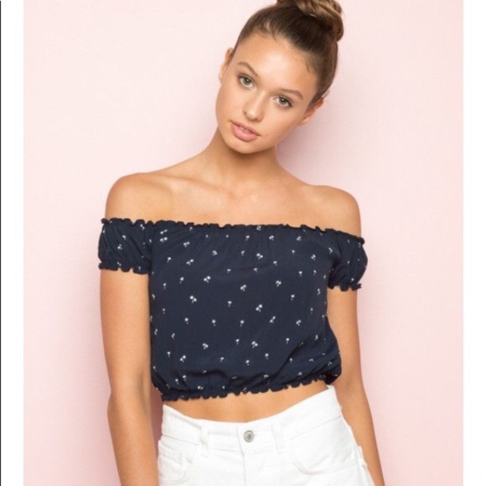 brandy off the shoulders top